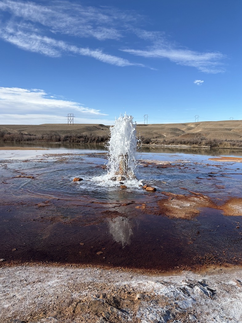 geyser at a hotsprings near me